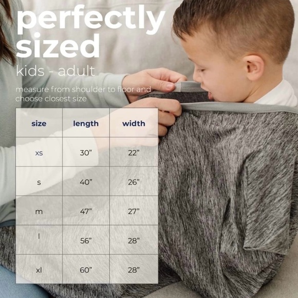 AS SEEN ON SHARKTANK Teenage Adult Swaddle for Sensory, Anxiety Compression Sock - Picture 7 of 13